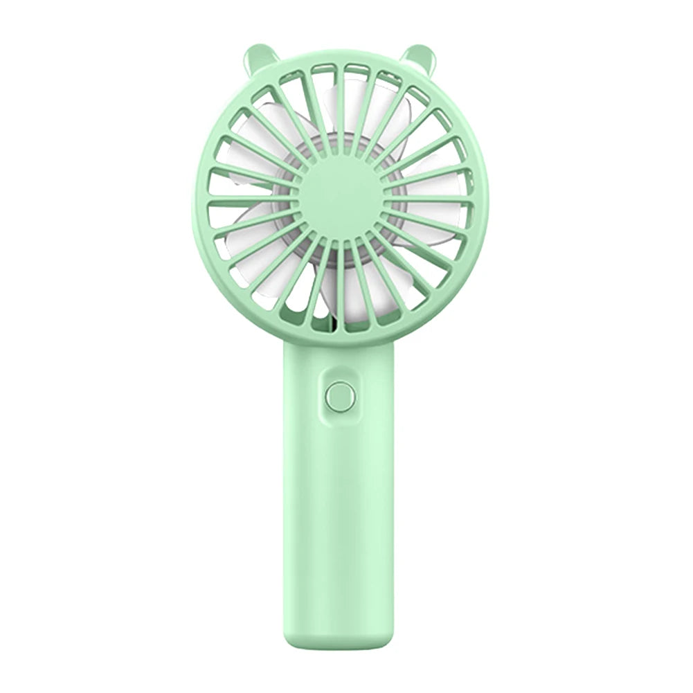 Mini Handheld Fan Mini Portable Fan USB Rechargeable Compact Hand Fan 3 Speed Battery Operated for Girls Women Kids