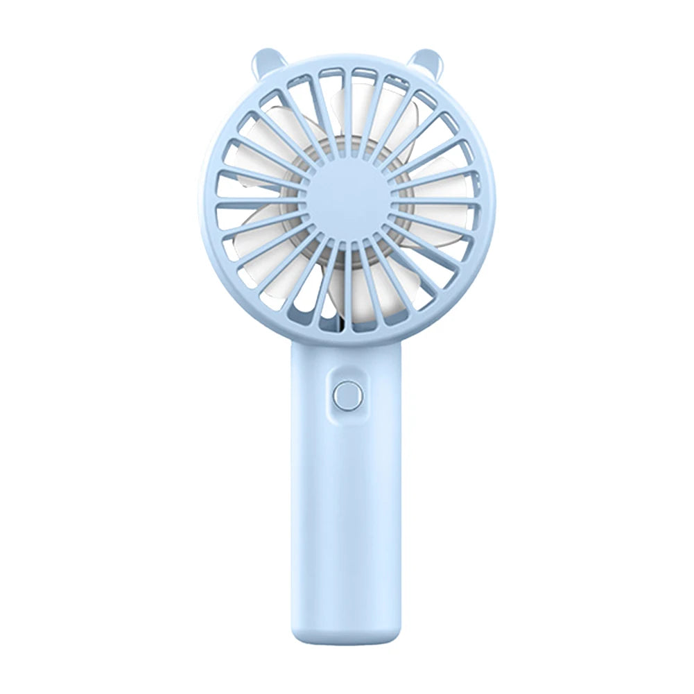 Mini Handheld Fan Mini Portable Fan USB Rechargeable Compact Hand Fan 3 Speed Battery Operated for Girls Women Kids