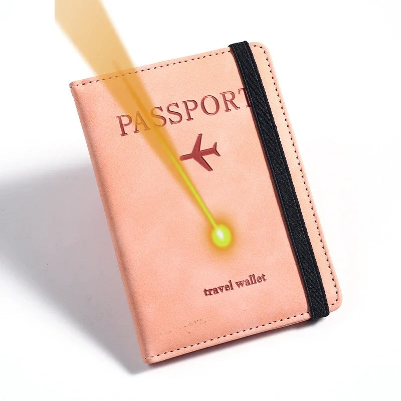 Engraving Customized Name Multi-Function ID Bank Card PU Leather Wallet Case Personalized Gift Business Passport Covers Holder