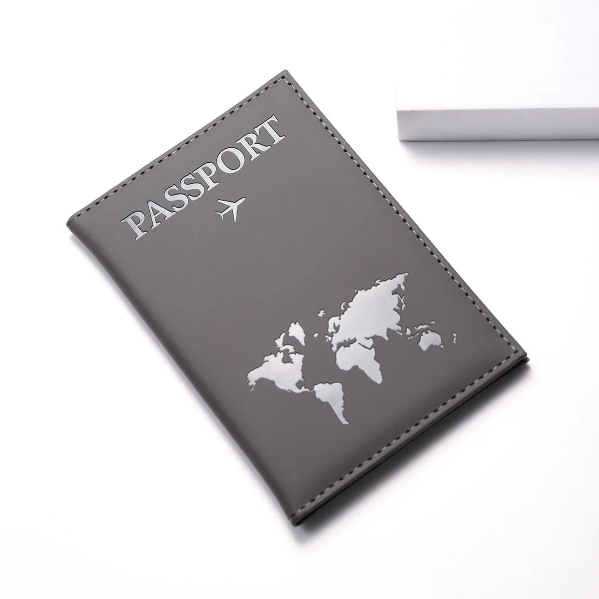 RFID Vintage Business Passport Covers Holder Multi-Function ID Bank Card PU Leather Wallet Case Travel Accessories