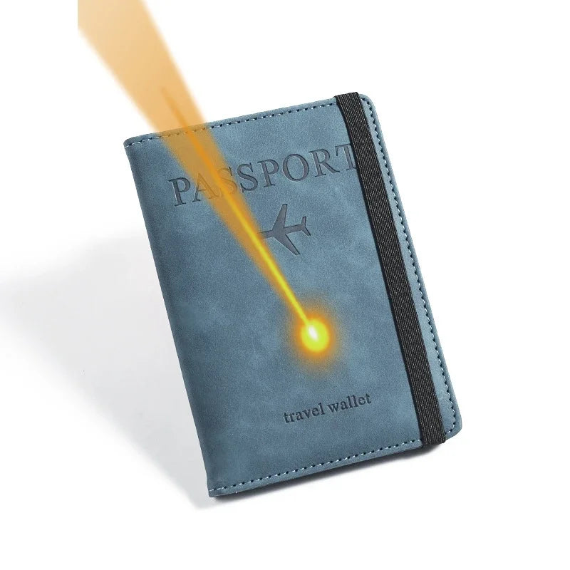 Engraving Customized Name Multi-Function ID Bank Card PU Leather Wallet Case Personalized Gift Business Passport Covers Holder