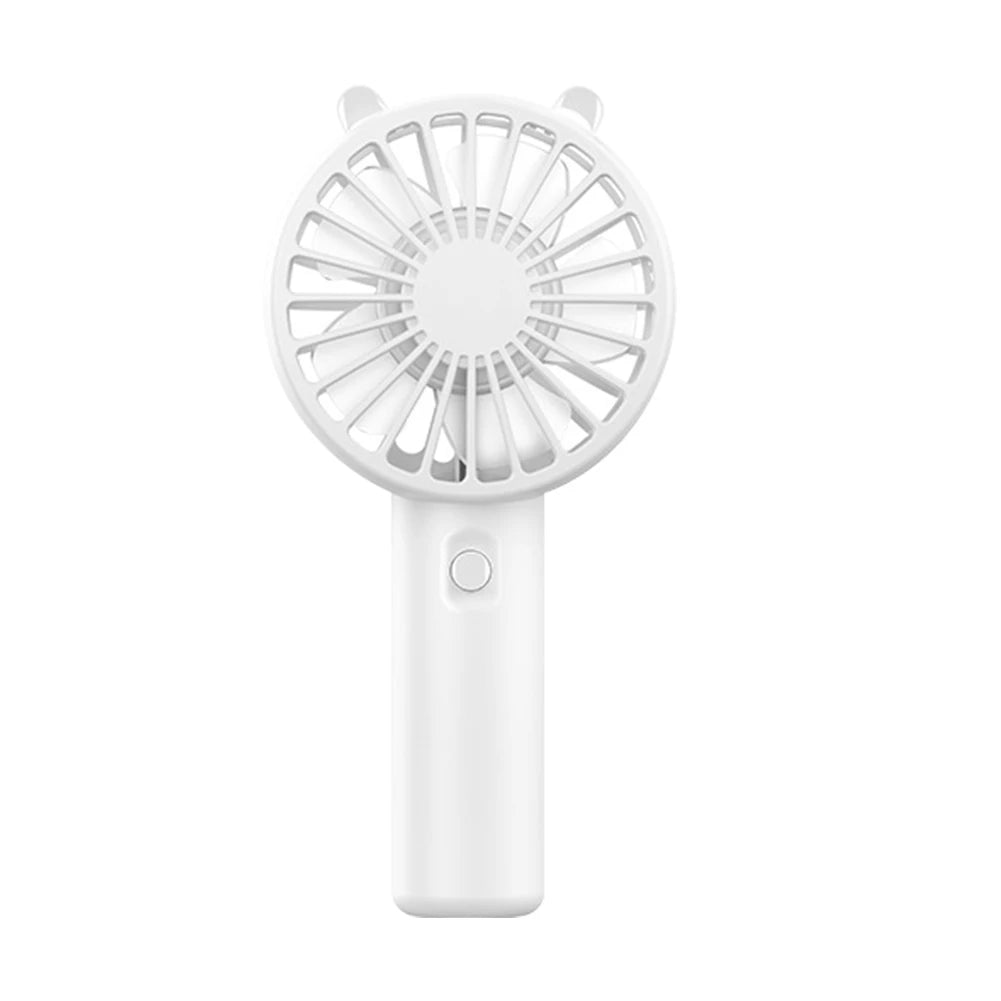 Mini Handheld Fan Mini Portable Fan USB Rechargeable Compact Hand Fan 3 Speed Battery Operated for Girls Women Kids