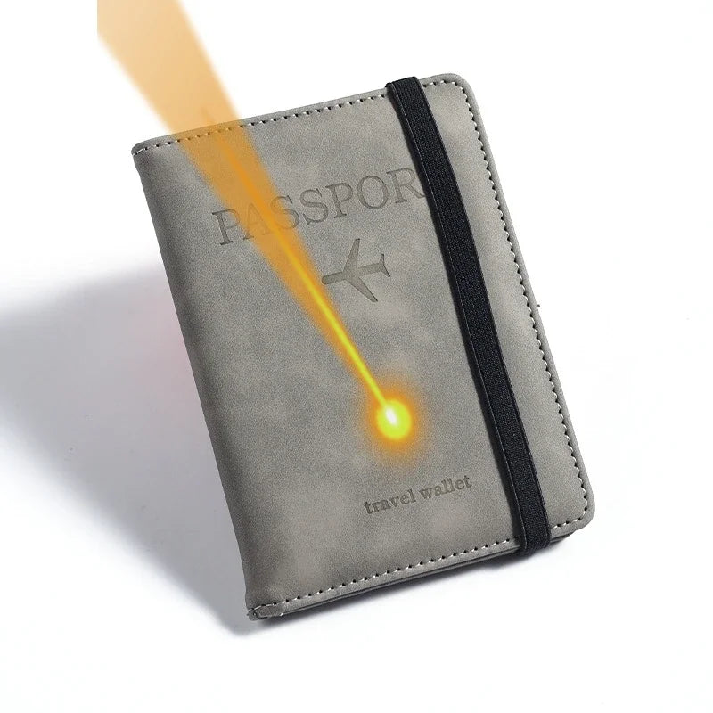 Engraving Customized Name Multi-Function ID Bank Card PU Leather Wallet Case Personalized Gift Business Passport Covers Holder