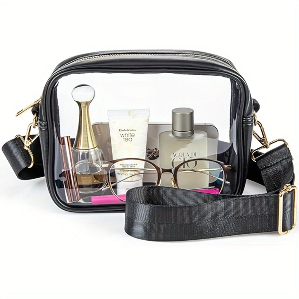 Stadium-Approved Clear Crossbody Bag